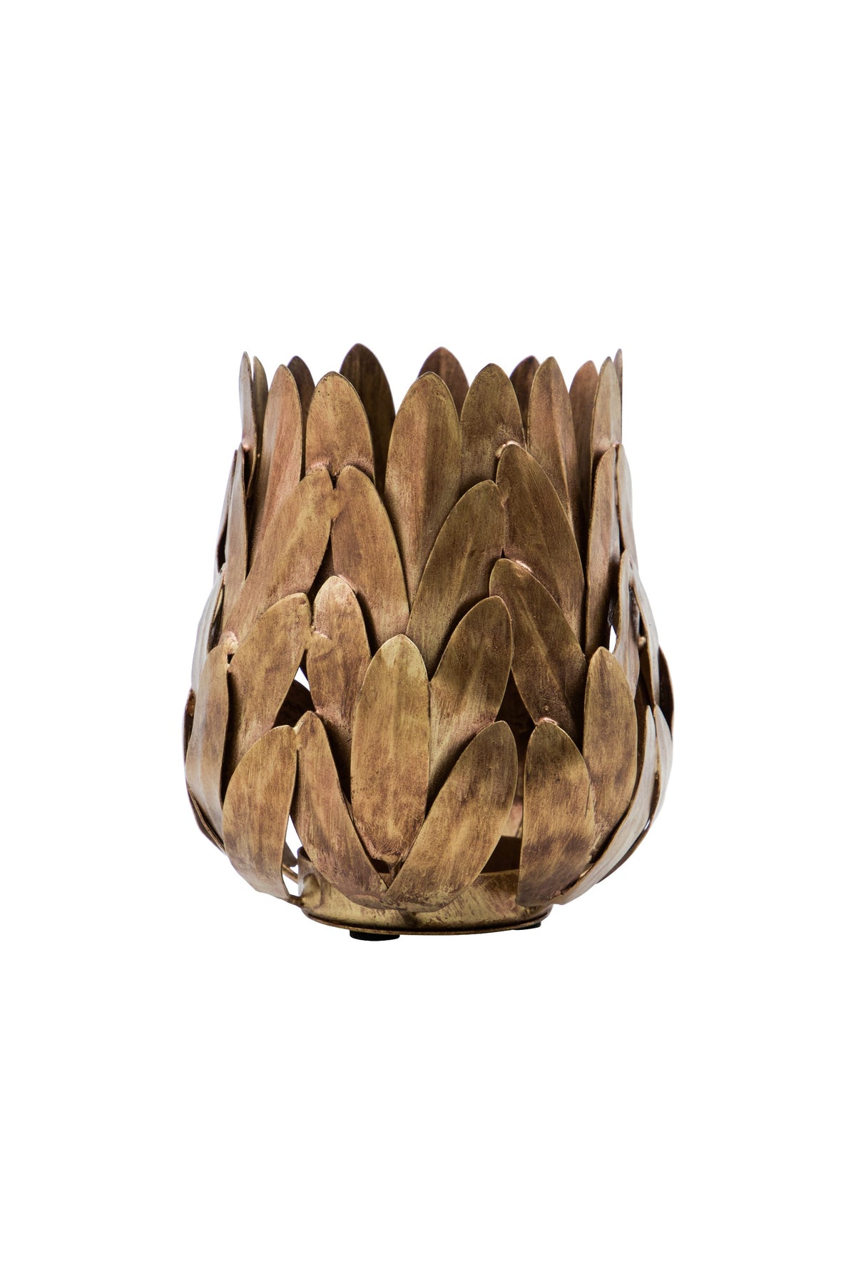 luka tealight holder golden