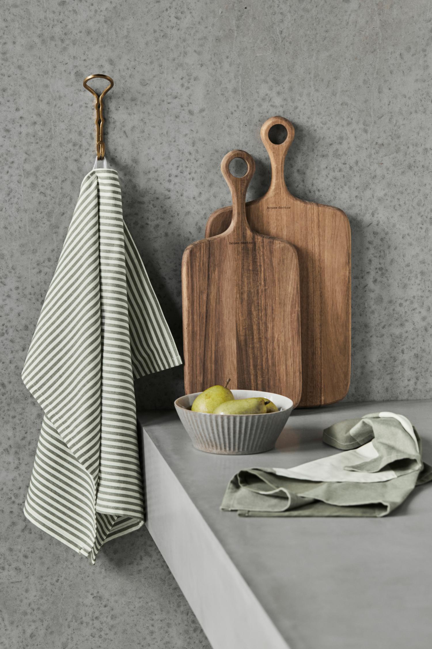 cook teatowels set/2 olive