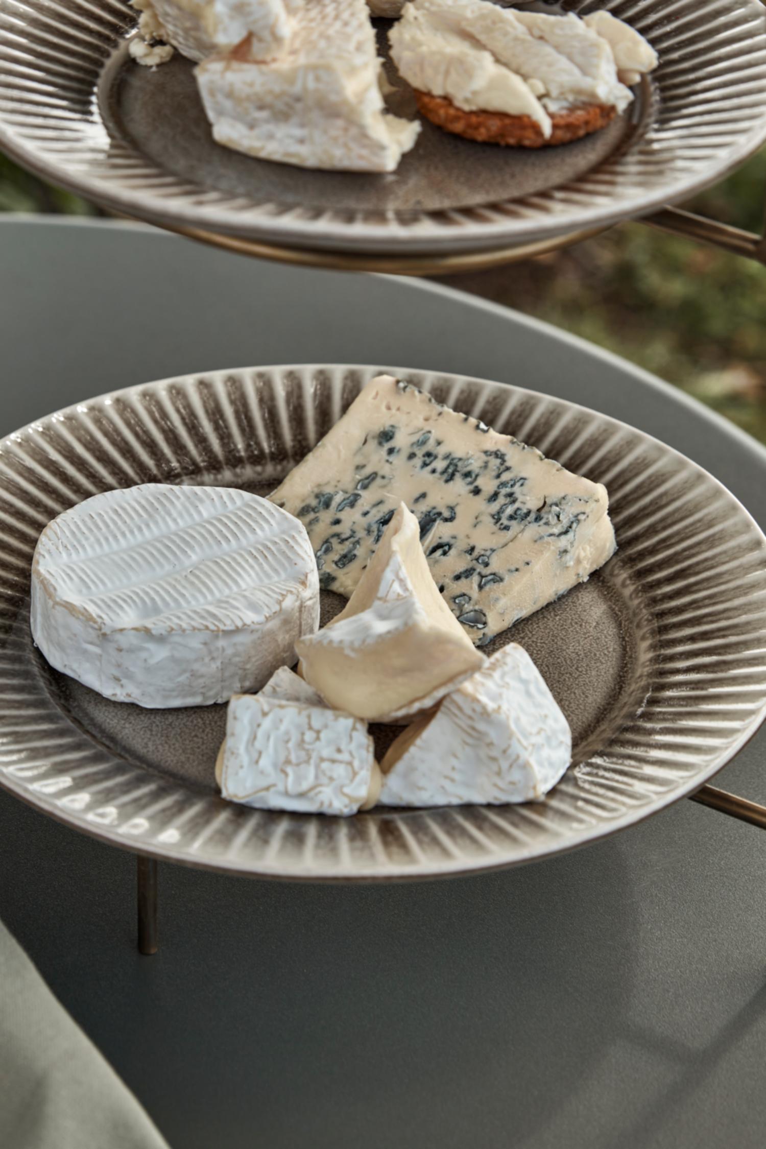 pleat dinner plate set/4