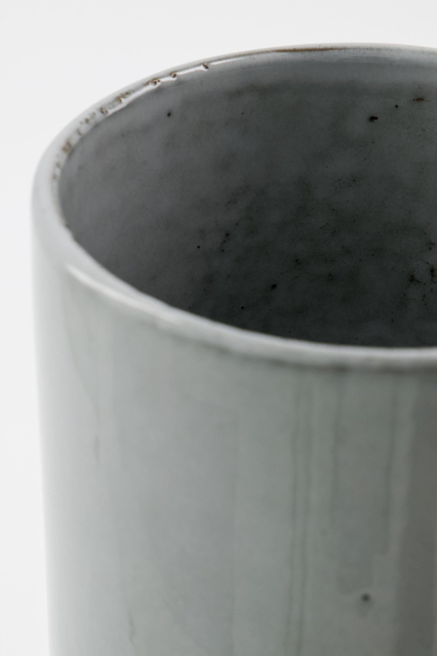 rustique utensil jar grey