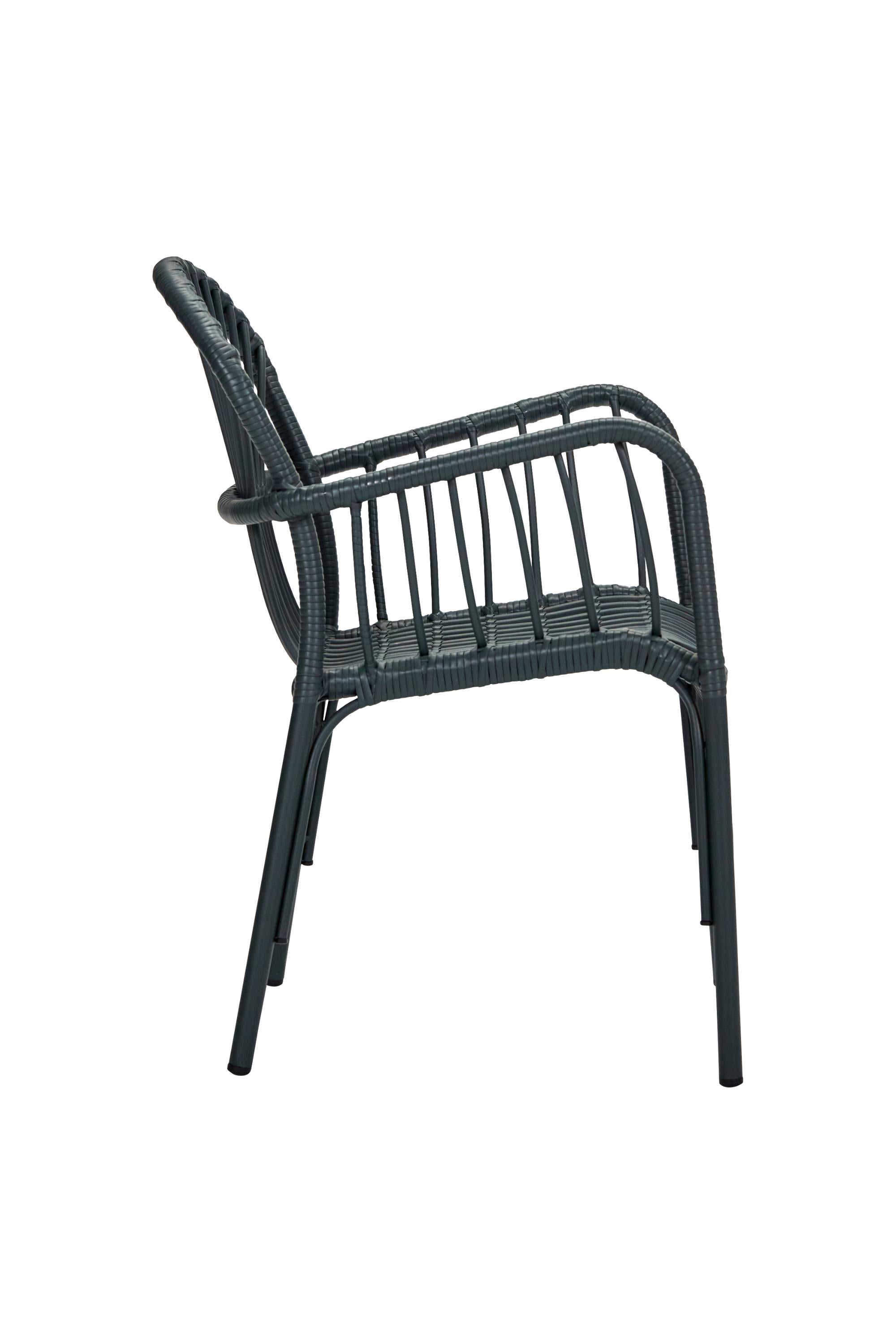 brea outdoor chair dark green