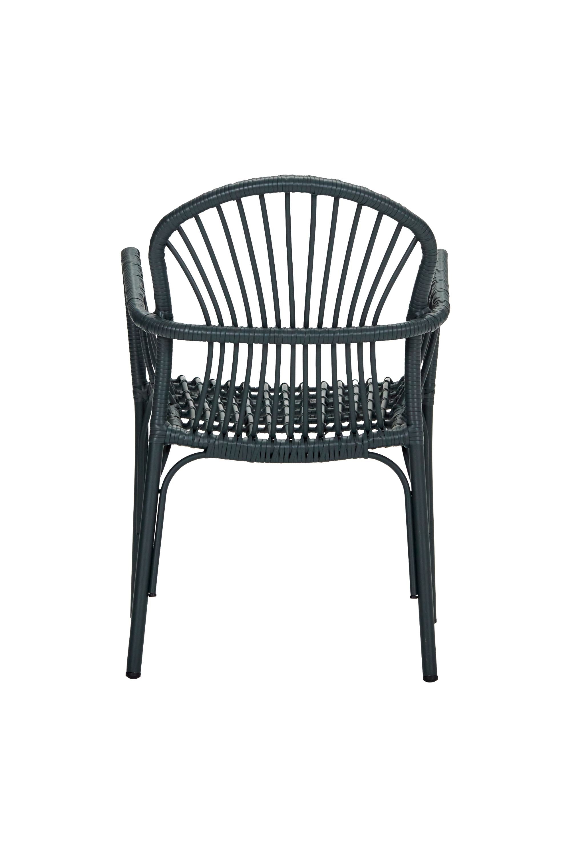 brea outdoor chair dark green