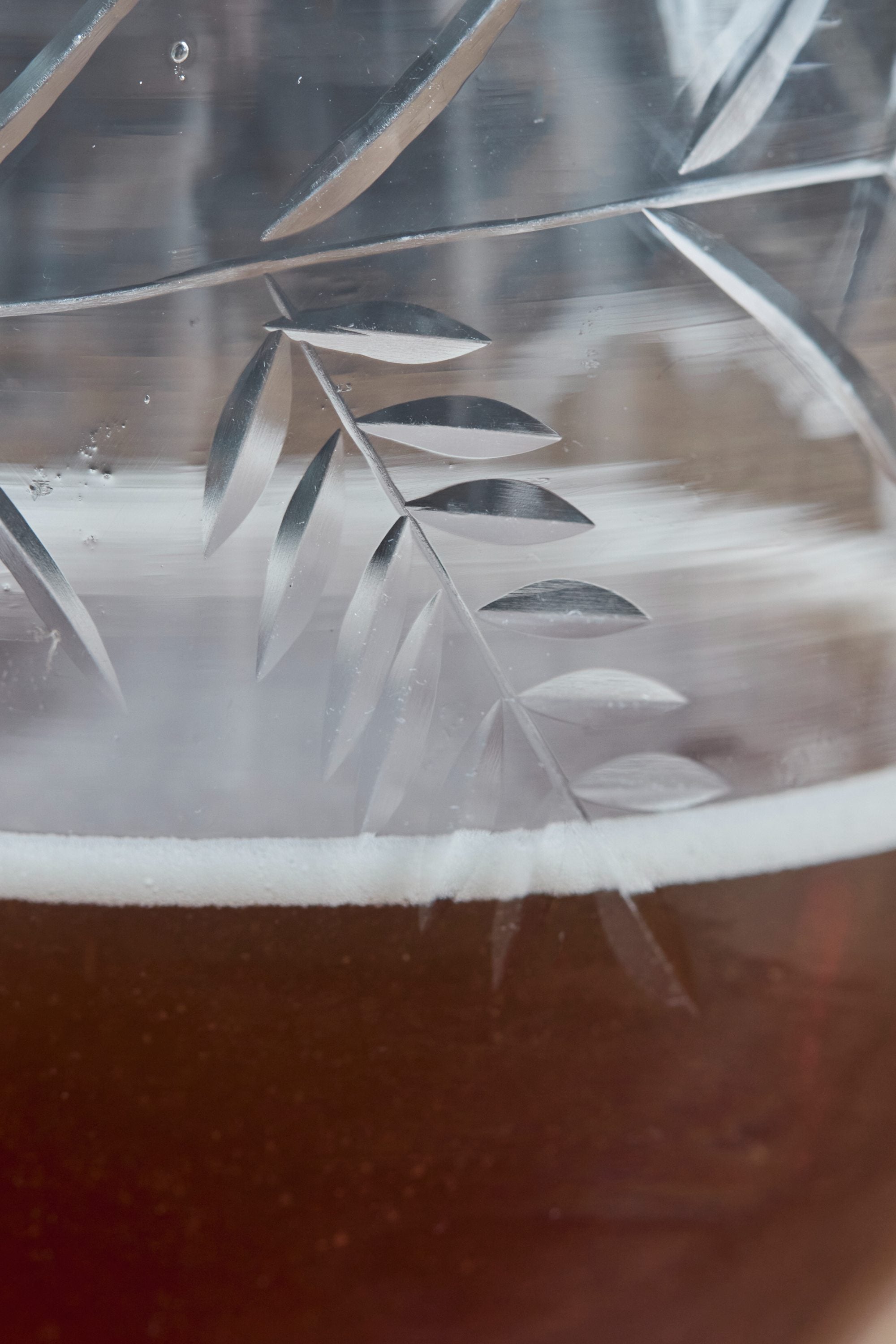 vintage wine/beer glass