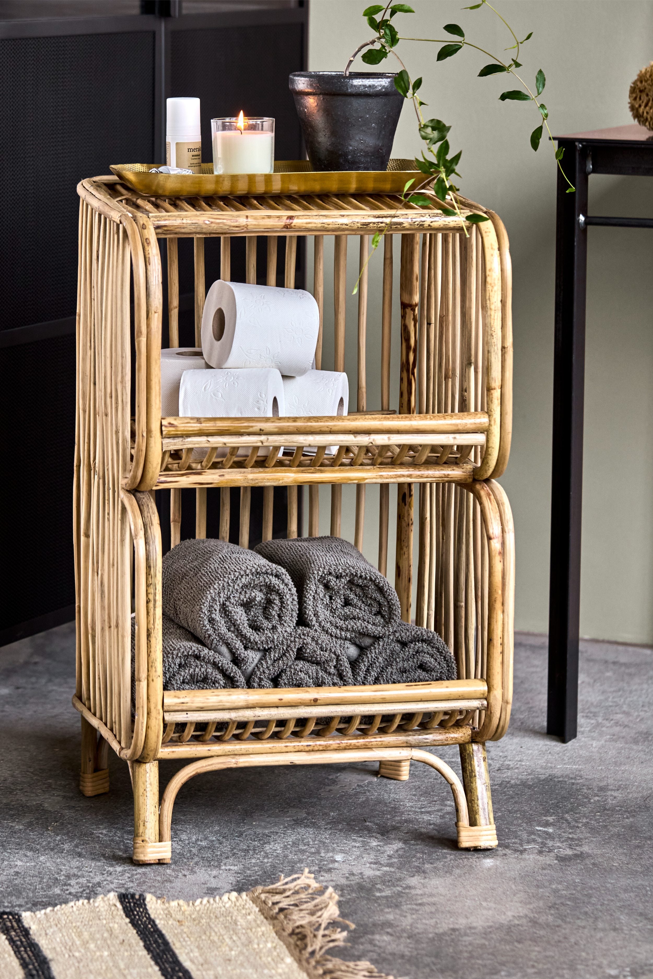 rattan storage