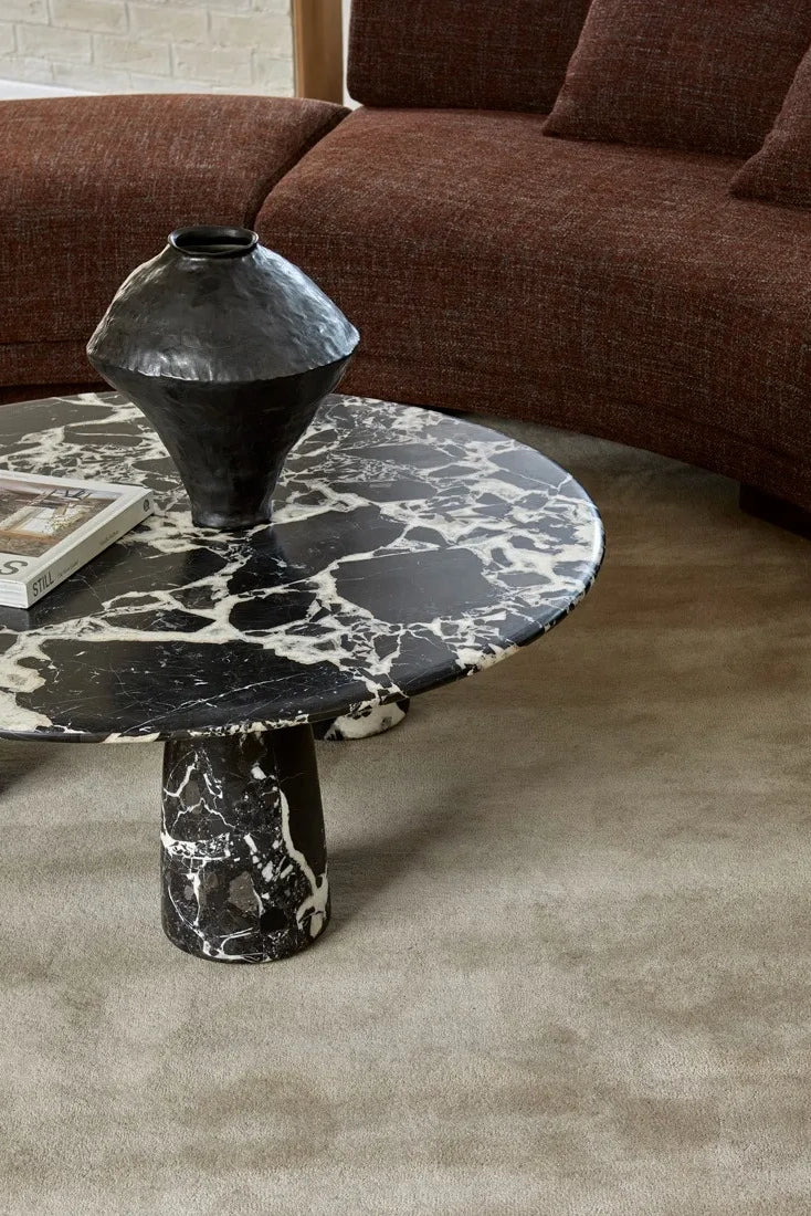 luna vase black