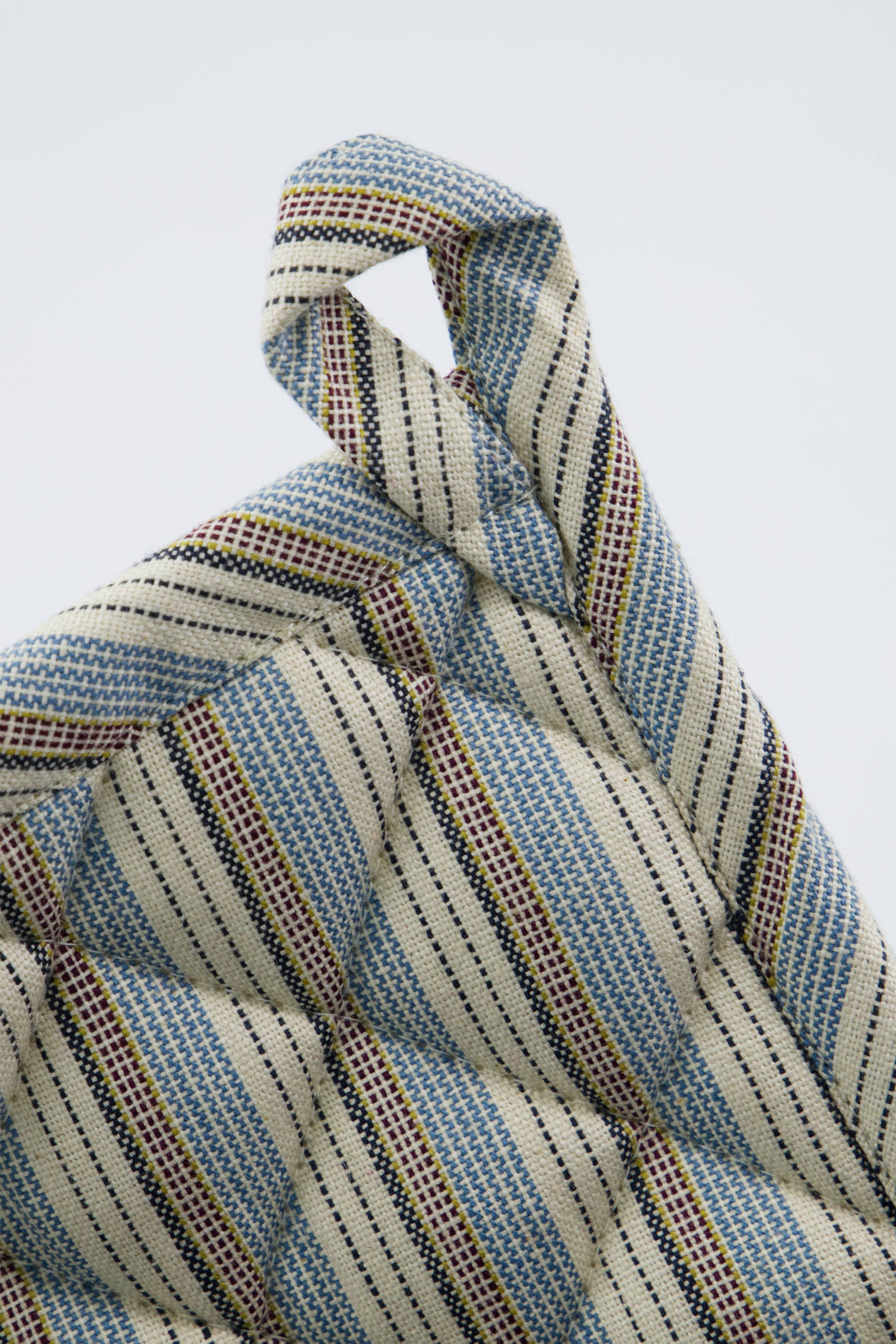 chef pot holders blue/sand set of 2