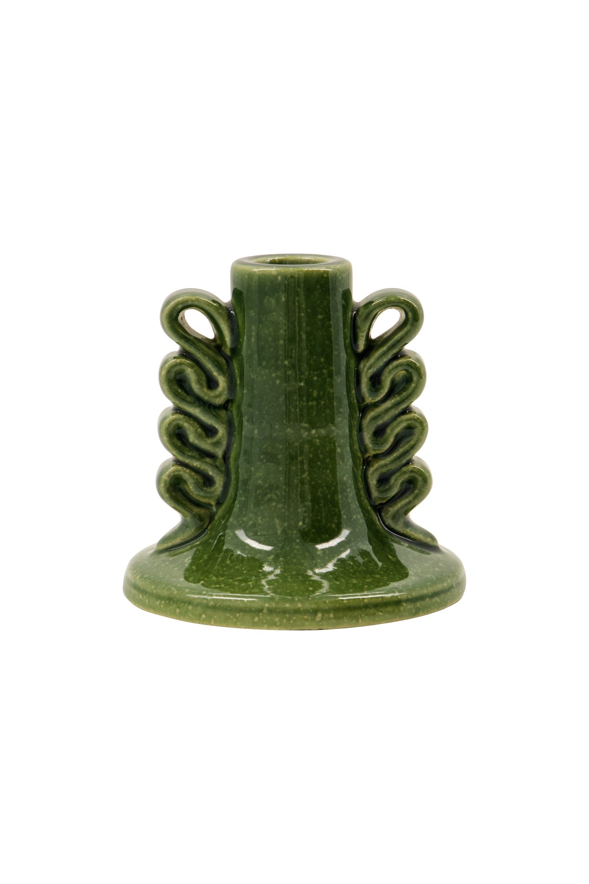 diva candleholder green