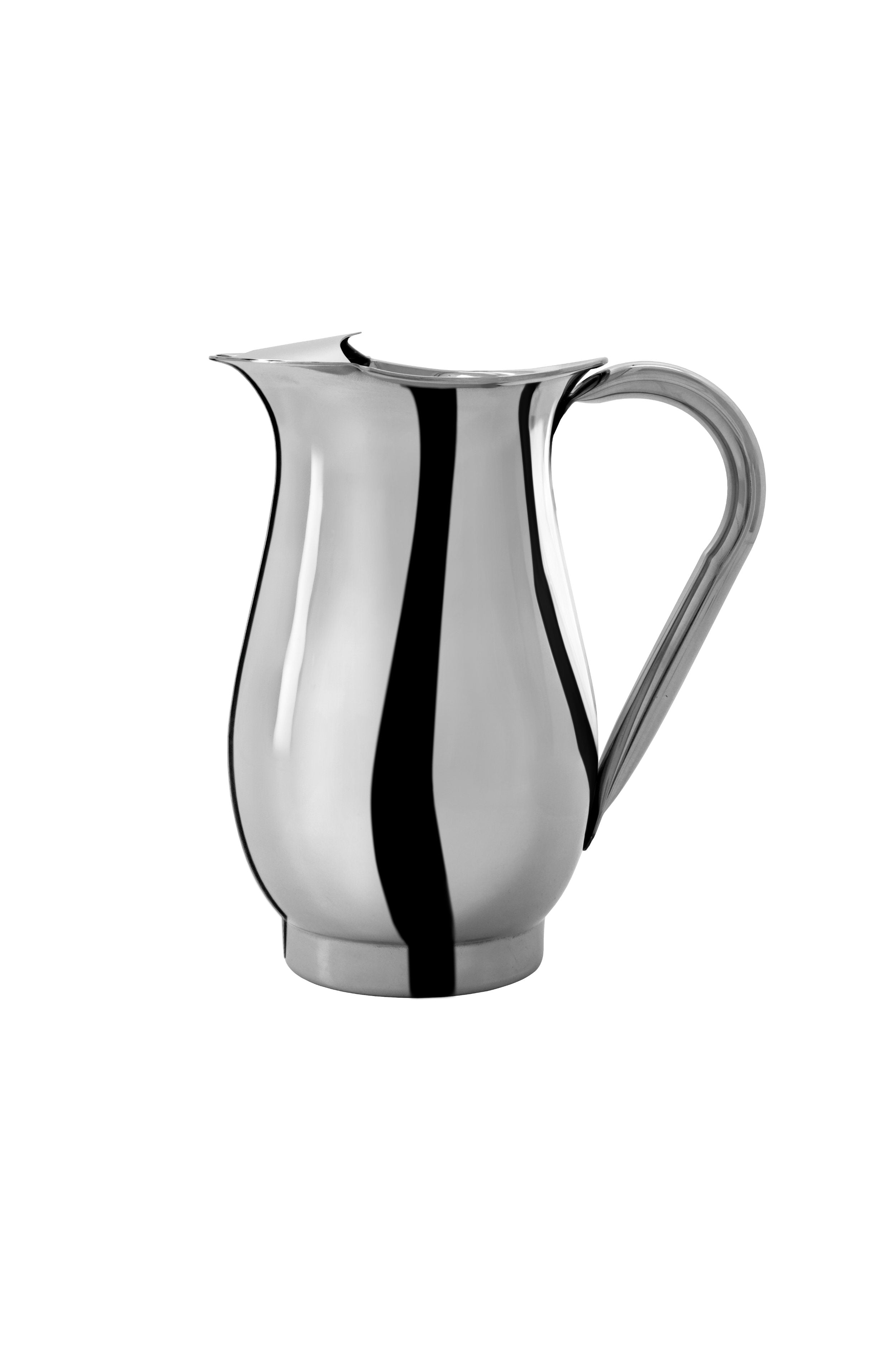 silver jug with ice pourer