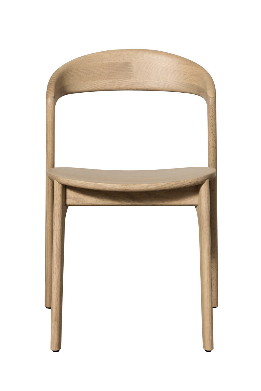 luna dining chair oak