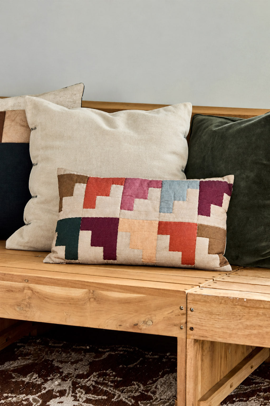 block cushion cover multi