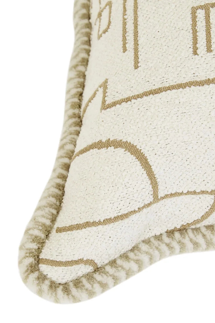 abstract cushion biscotti square