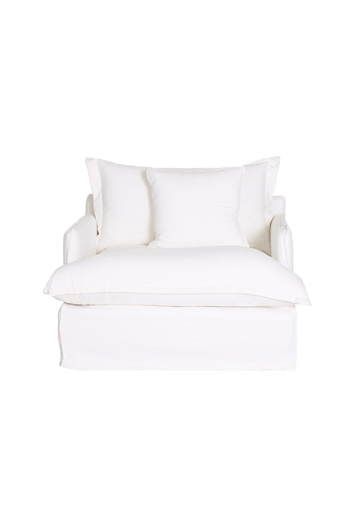 familia sofa chair canvas white