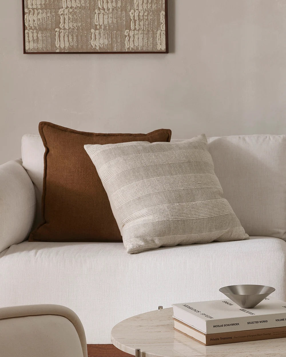 beaumont cushion cover square natural