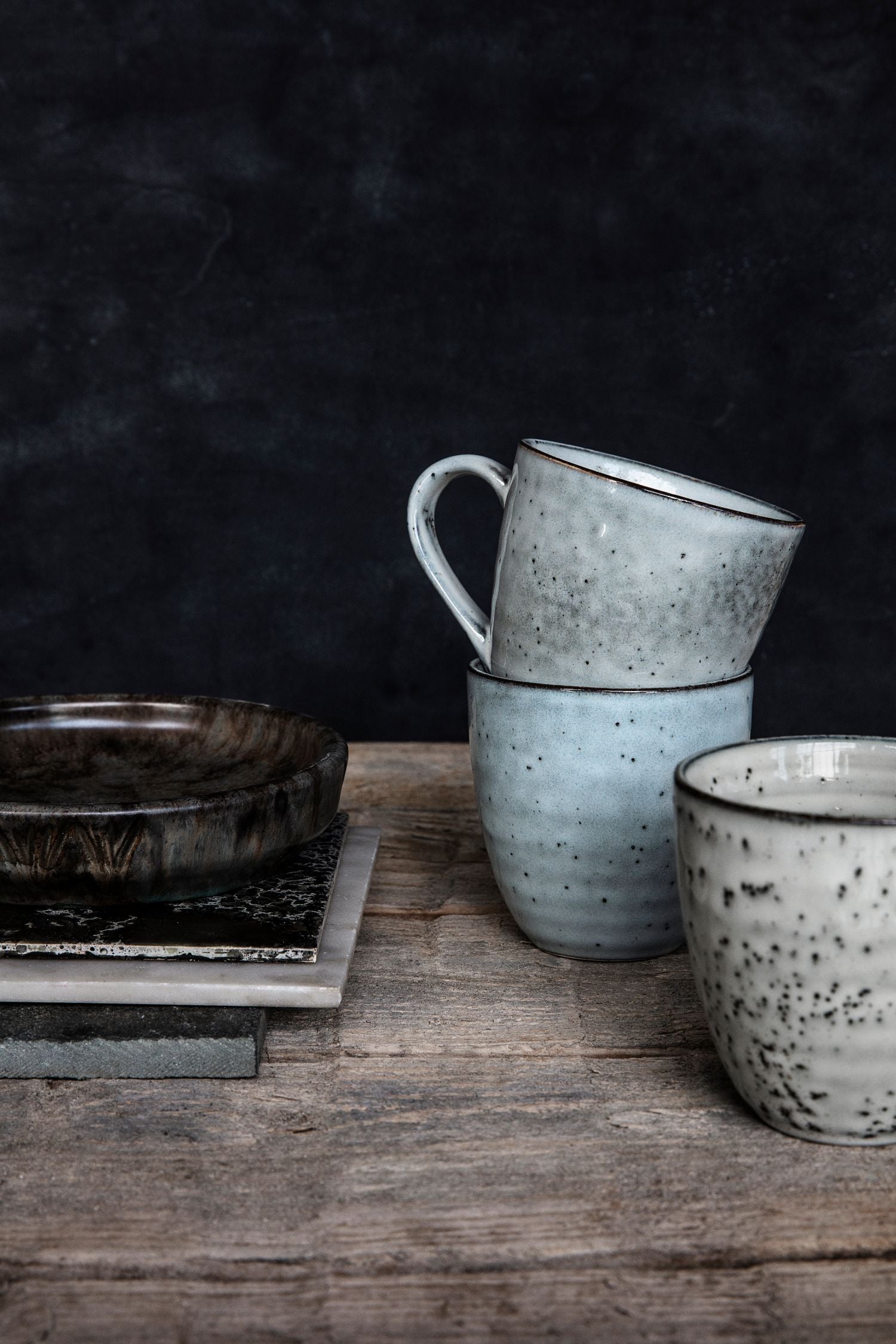 rustique mug set/4