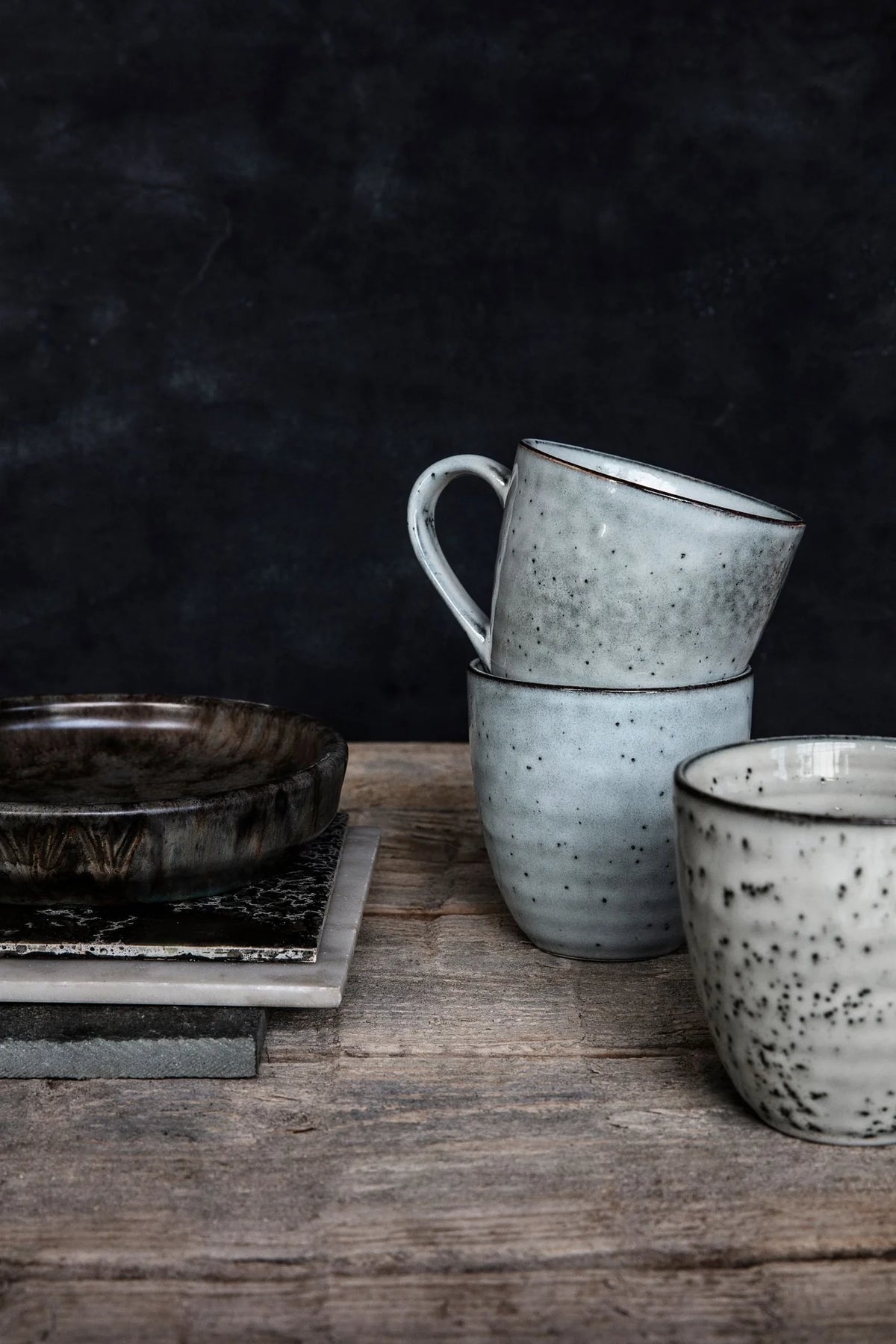 rustique mug set/4