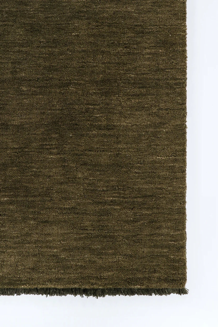 moss rug nz wool