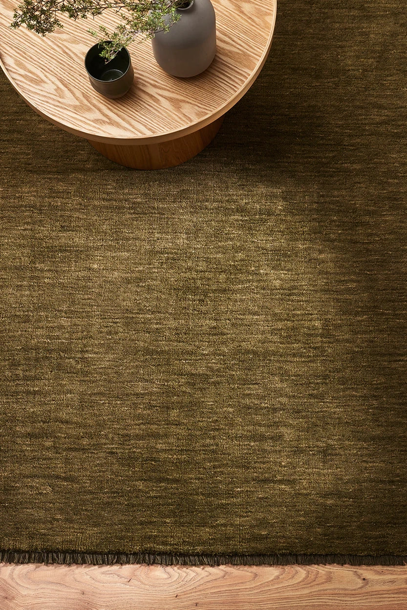 moss rug nz wool