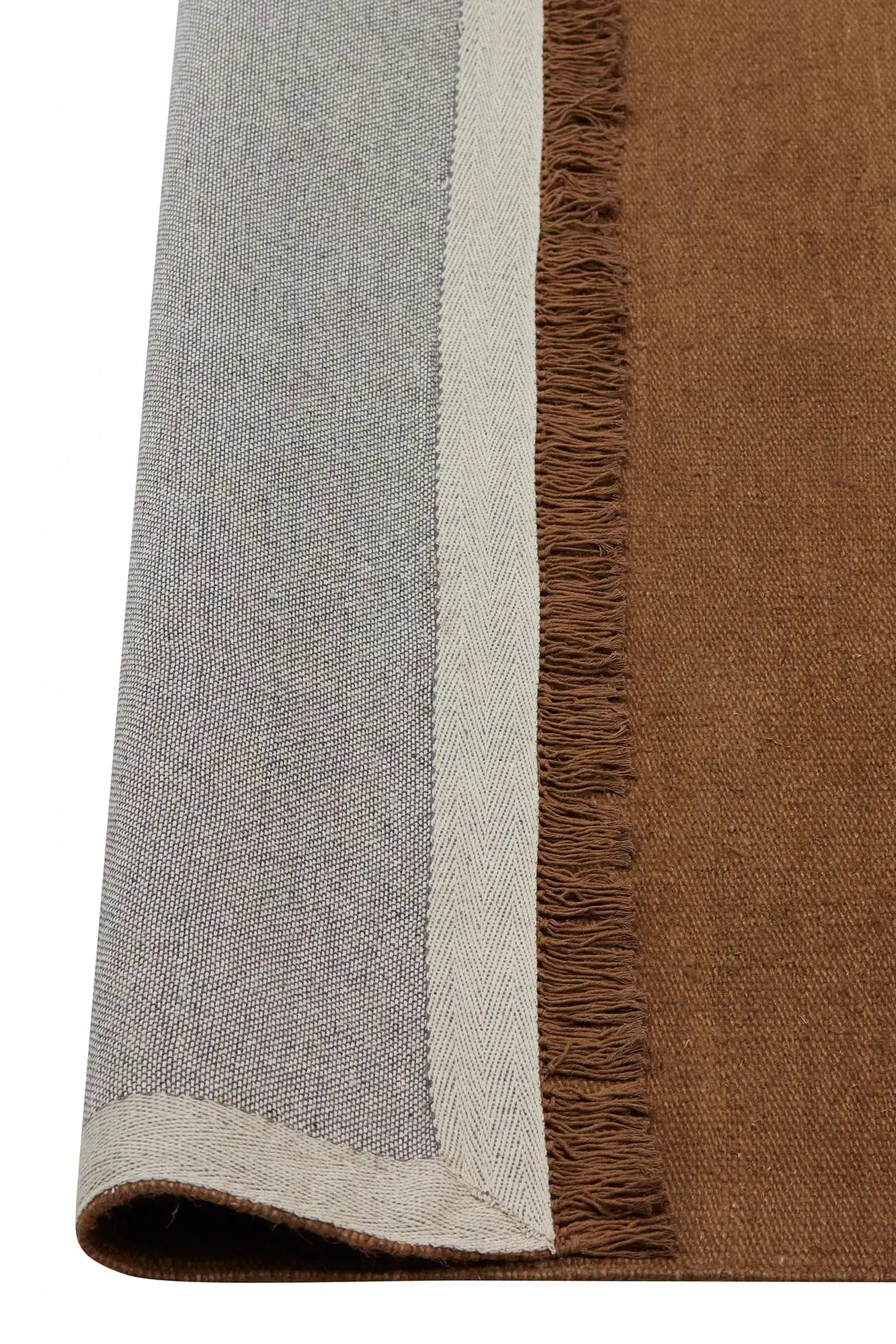 emilio linen floor rug tumeric
