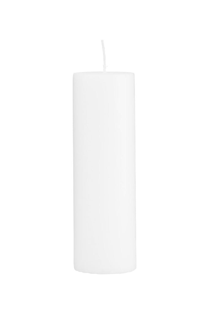 candle white 20cm slim