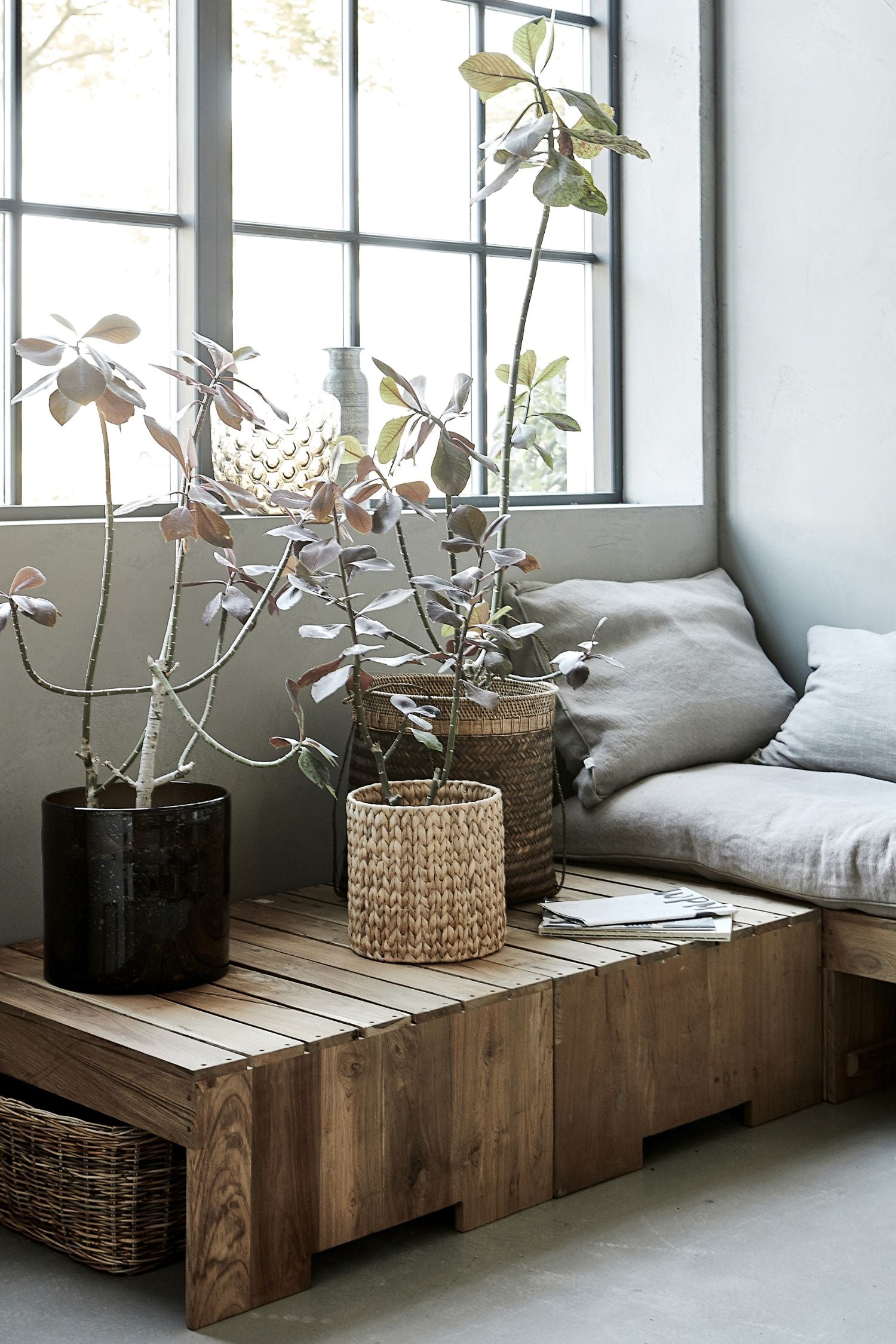 woodie teak coffee table