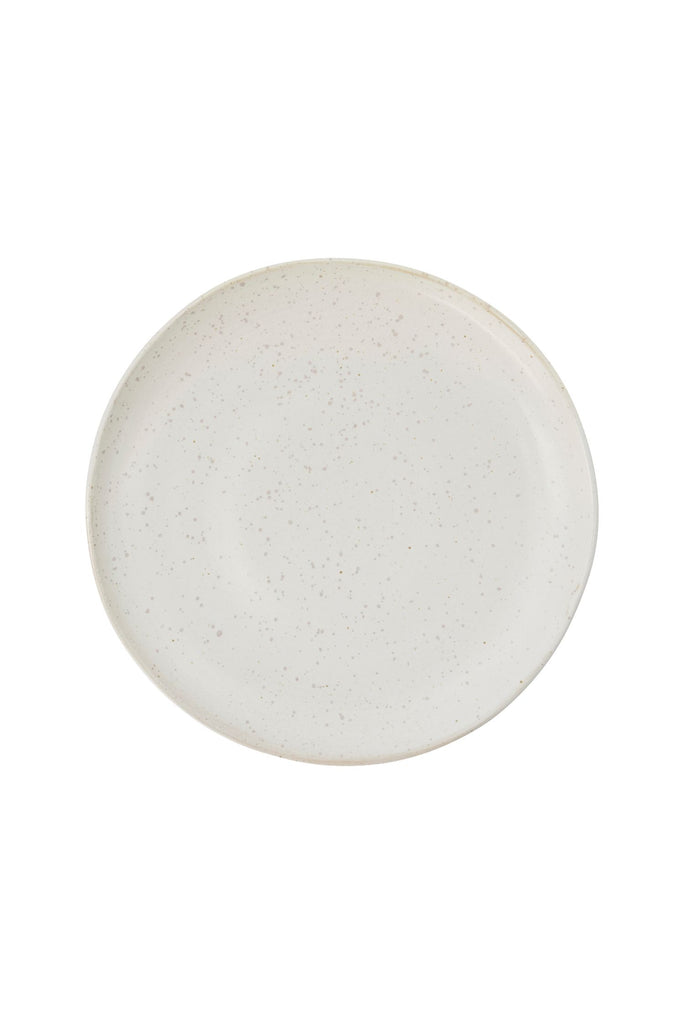 pion lunch plate off white speckle set/4