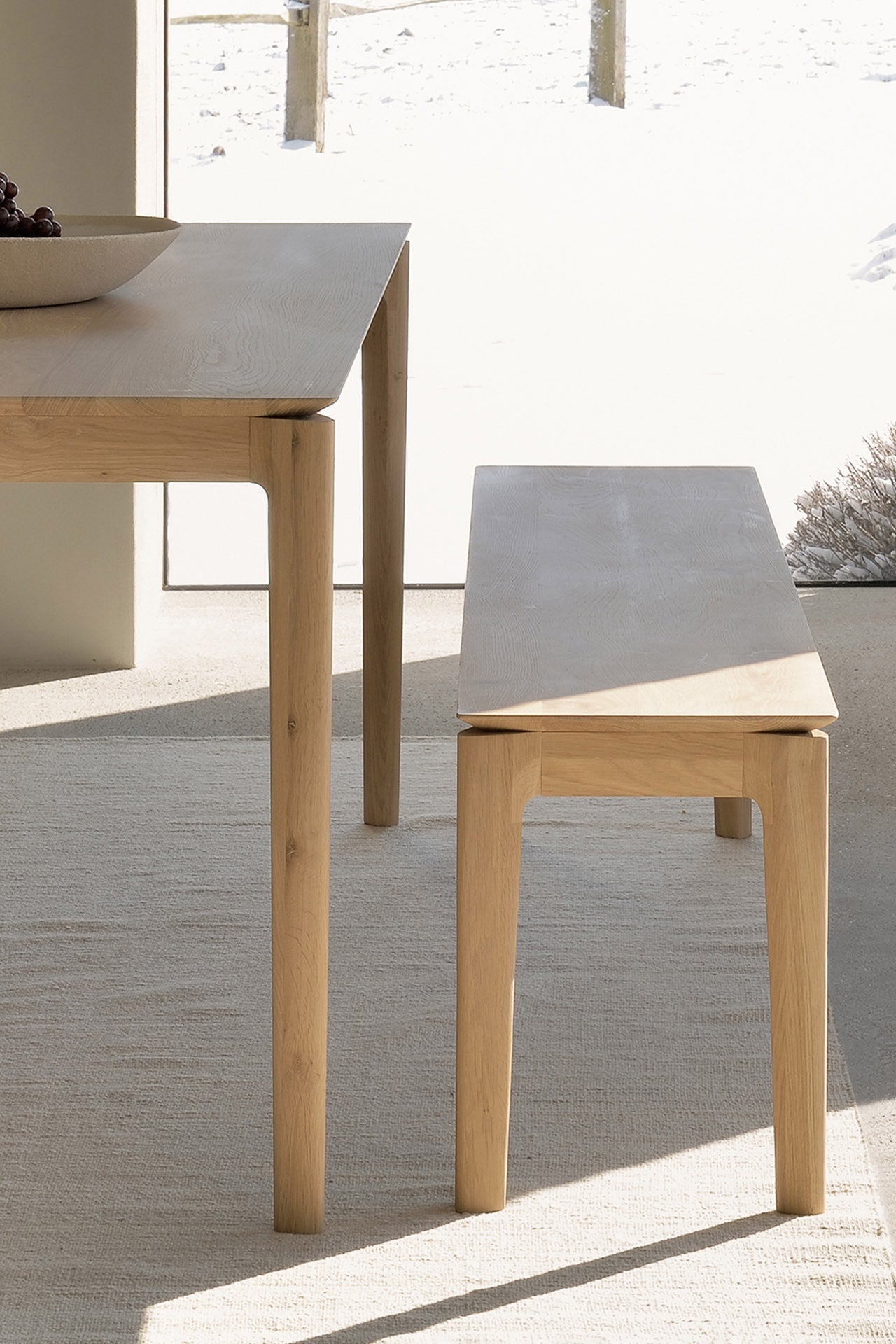 tove oak bench