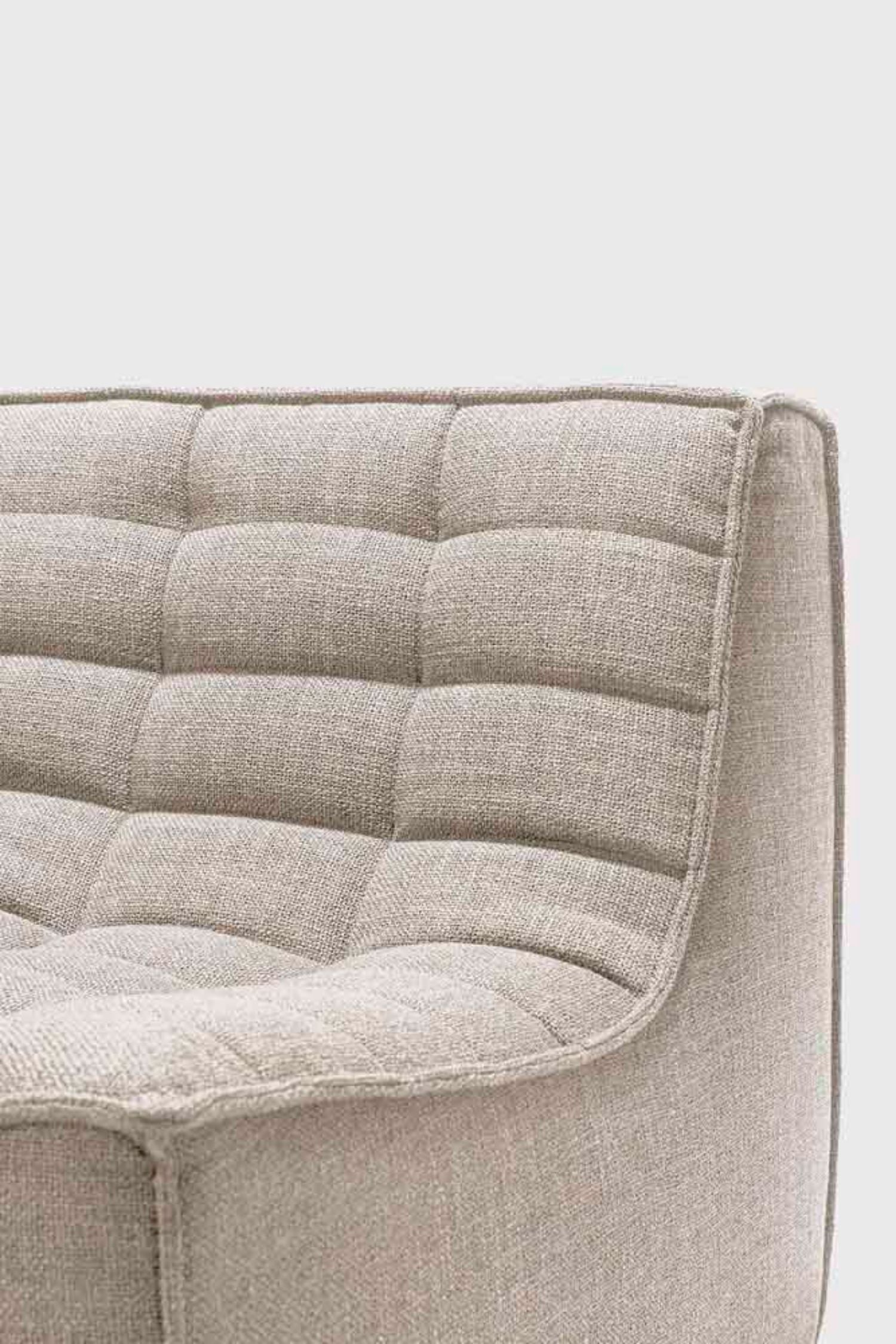 modular sofa 2 seater beige