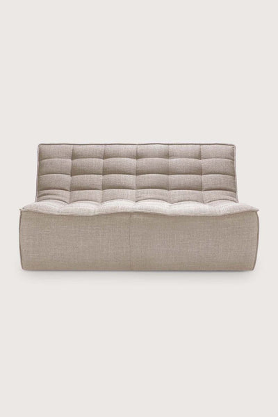 modular sofa  2 seater beige