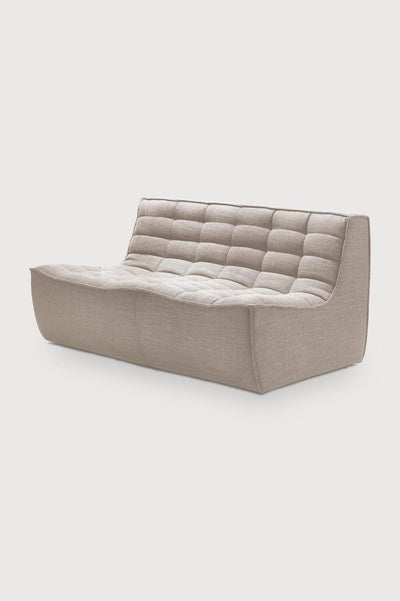 modular sofa  2 seater beige