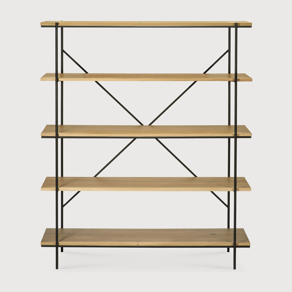 rise shelves oak