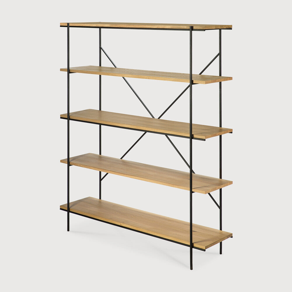 rise shelves oak