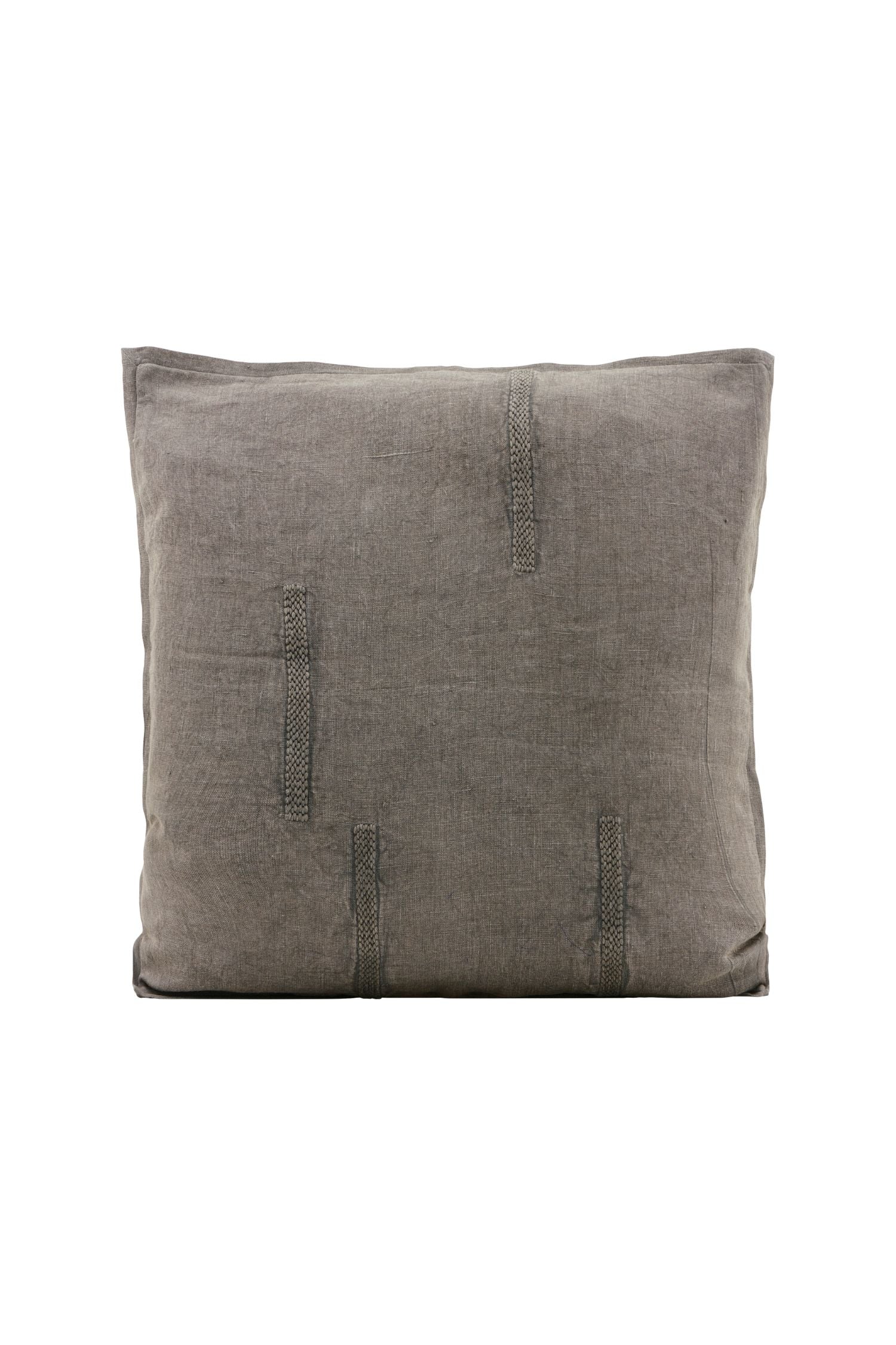 mollie linen cushion cover vintage olive