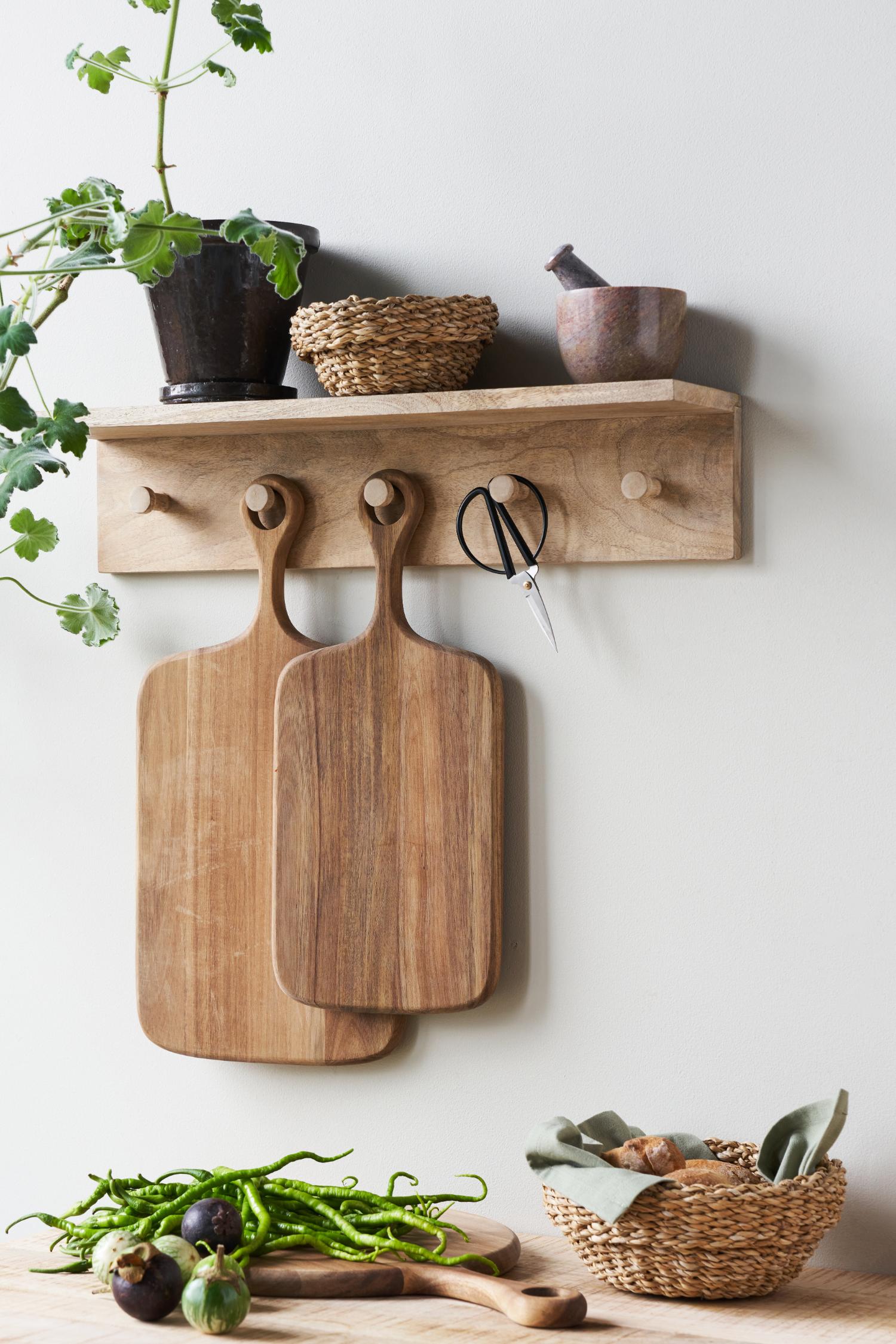 handy shelf + coat rack