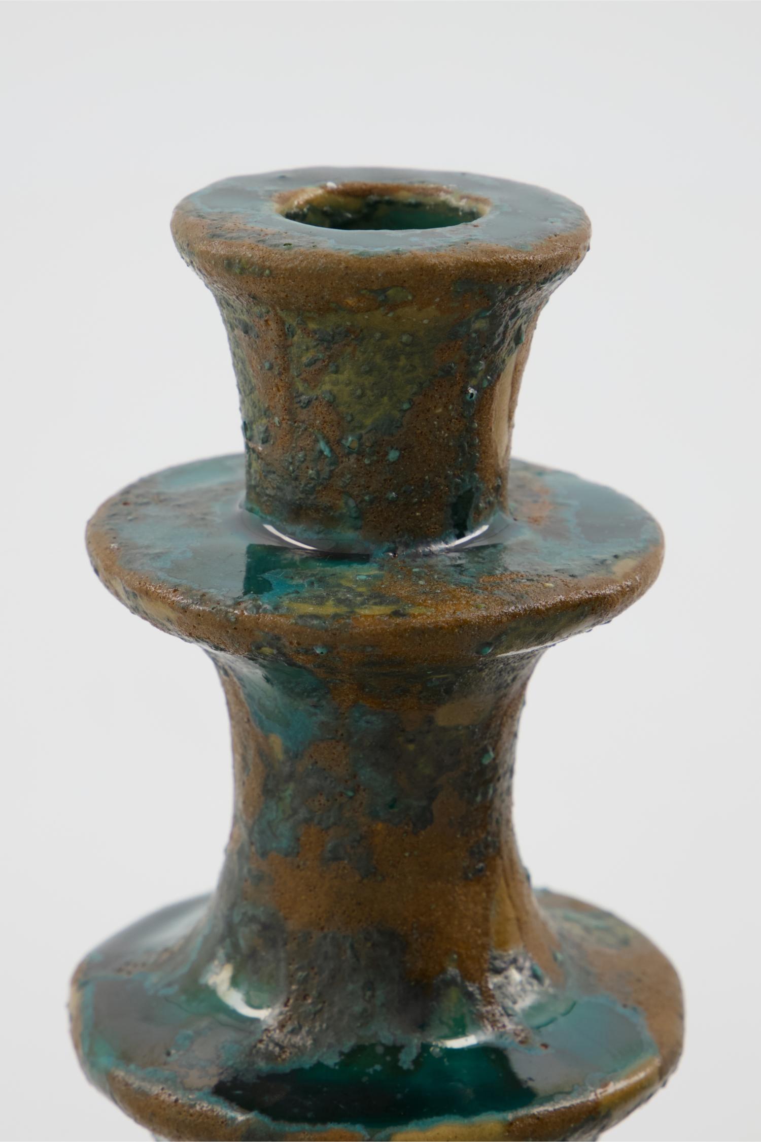 raag candleholder green