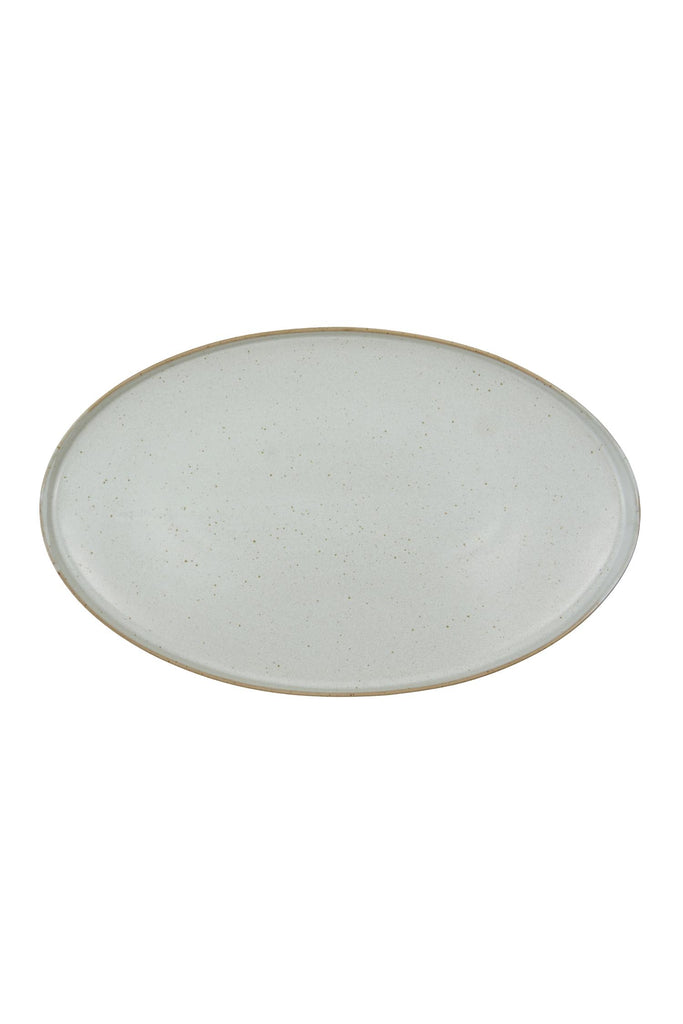 pion oval dish grey/white