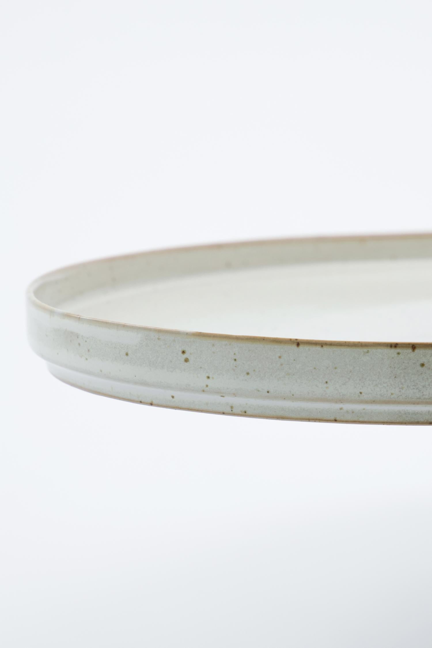 pion oval dish grey/white