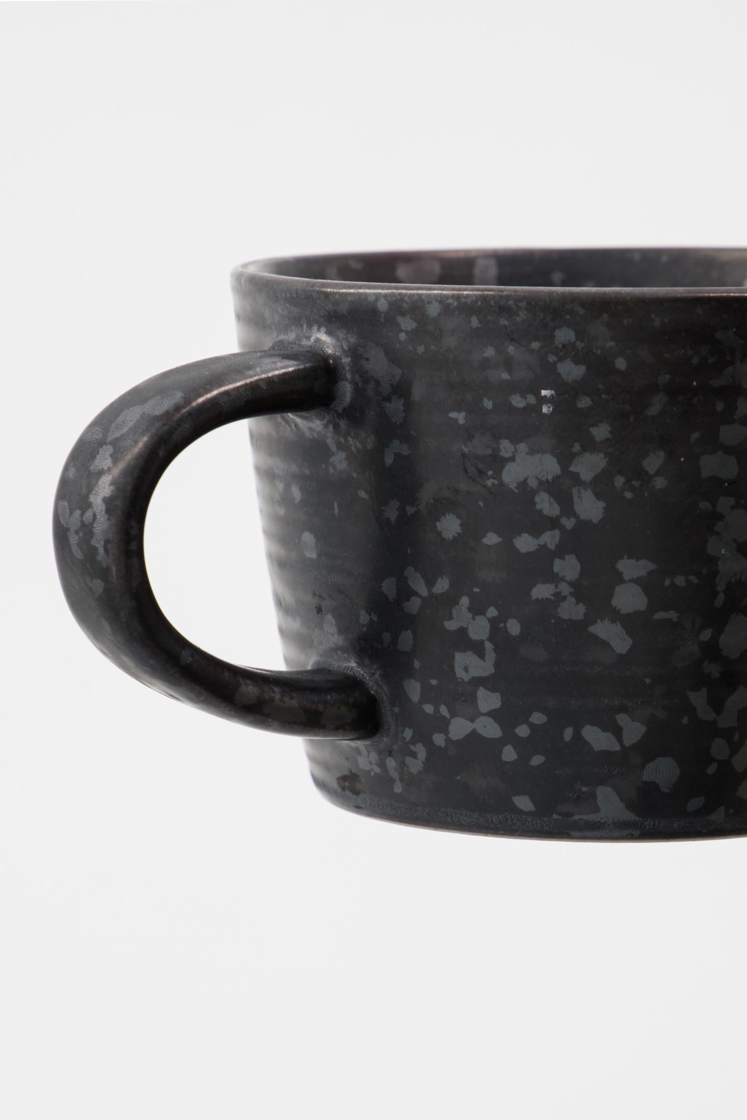 pion cup & saucer coal