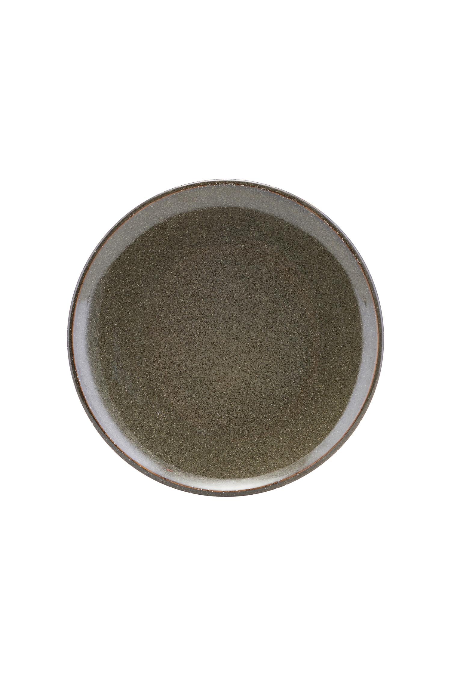 lake dinner plate green