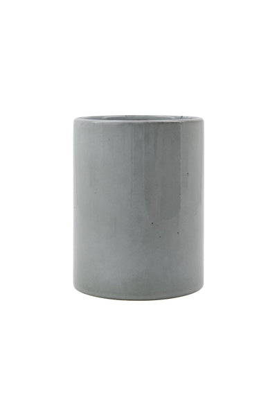 rustique utensil jar grey