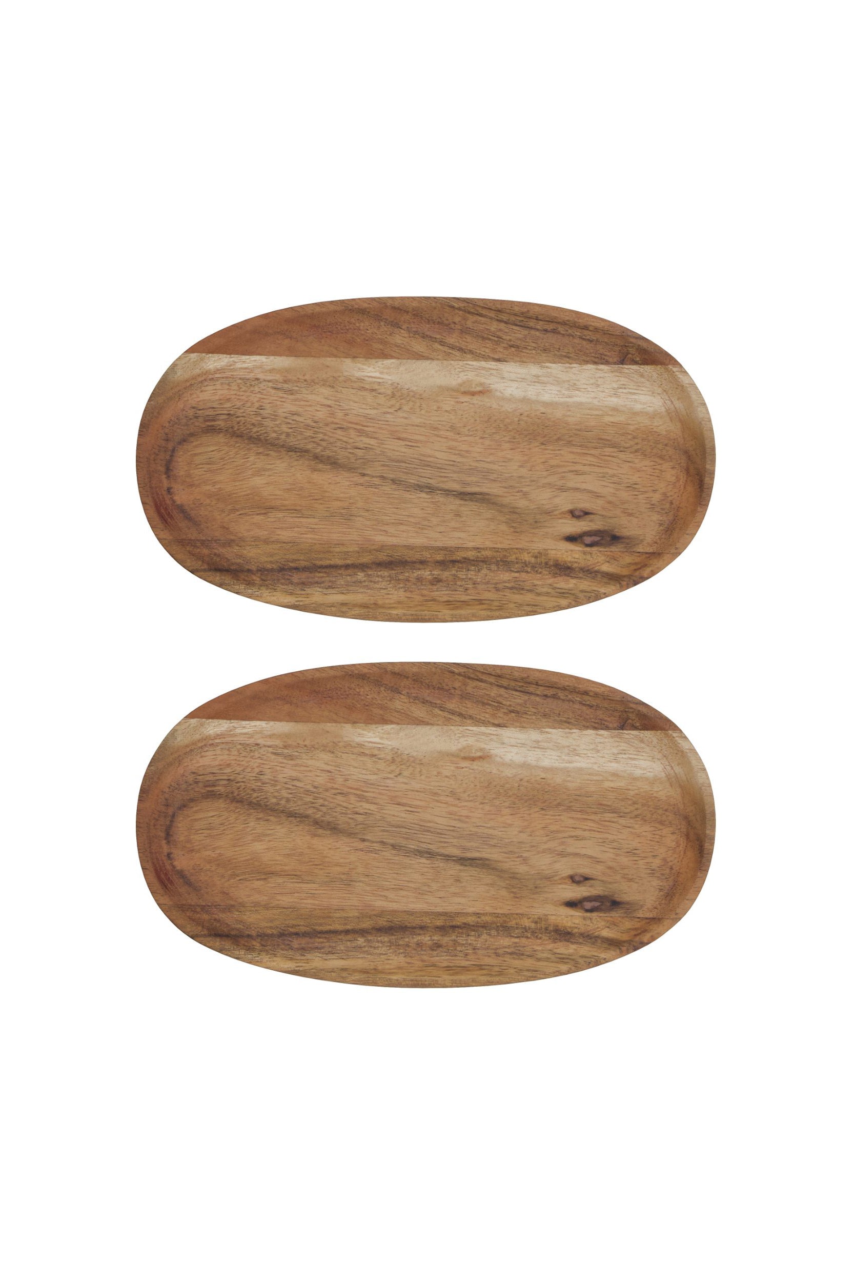 wood trays 22cm set/2
