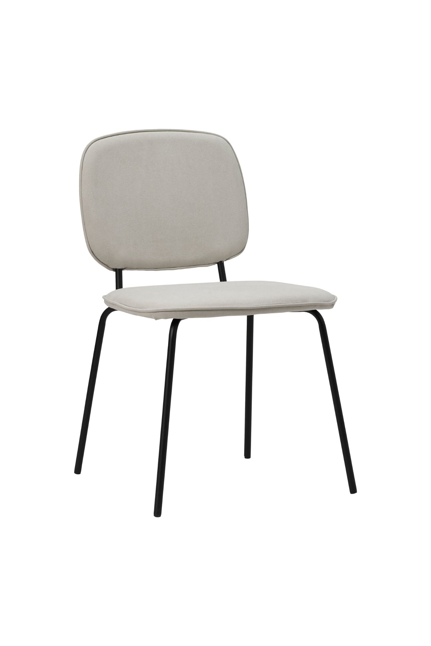 coto dining chair canvas white set/5