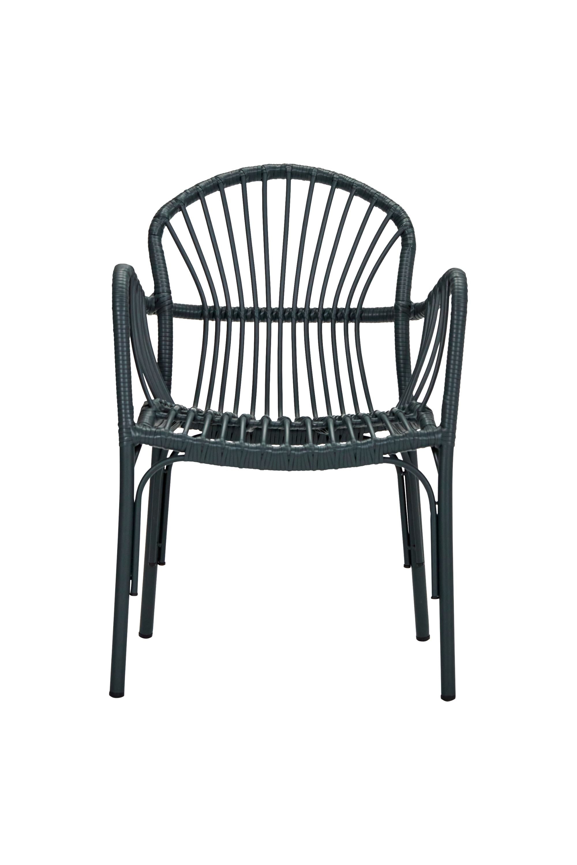 brea outdoor chair dark green