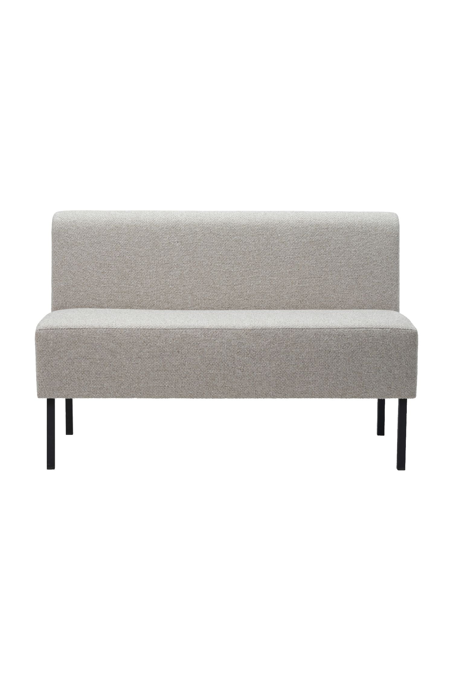 banquette sofa 2 seater grey