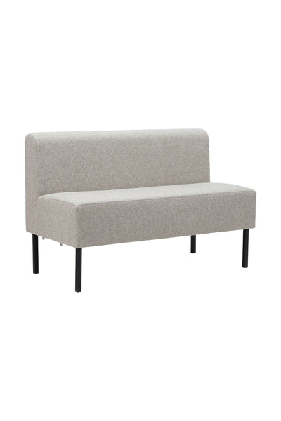 banquette sofa 2 seater grey