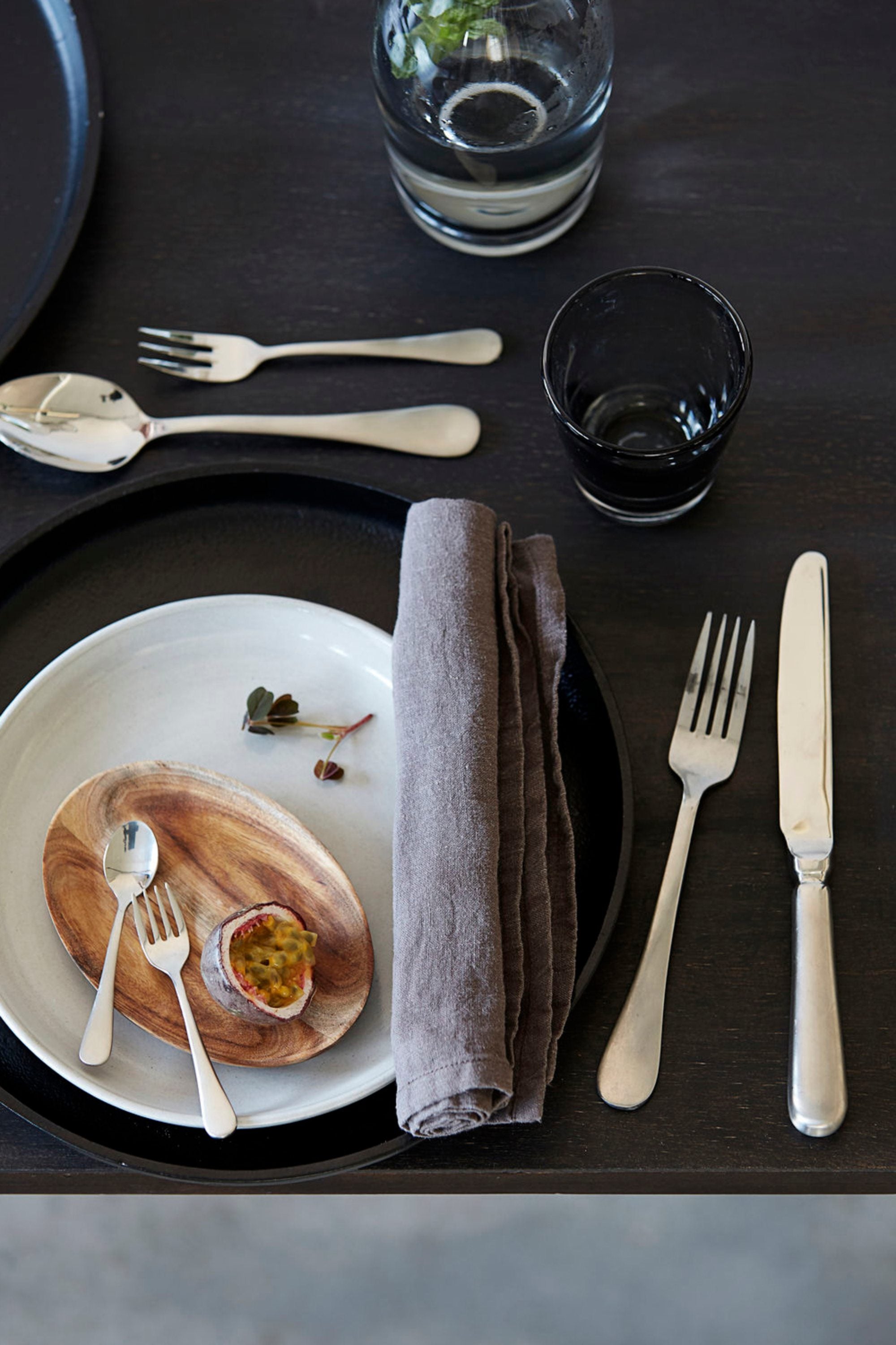 brush 16 piece cutlery set