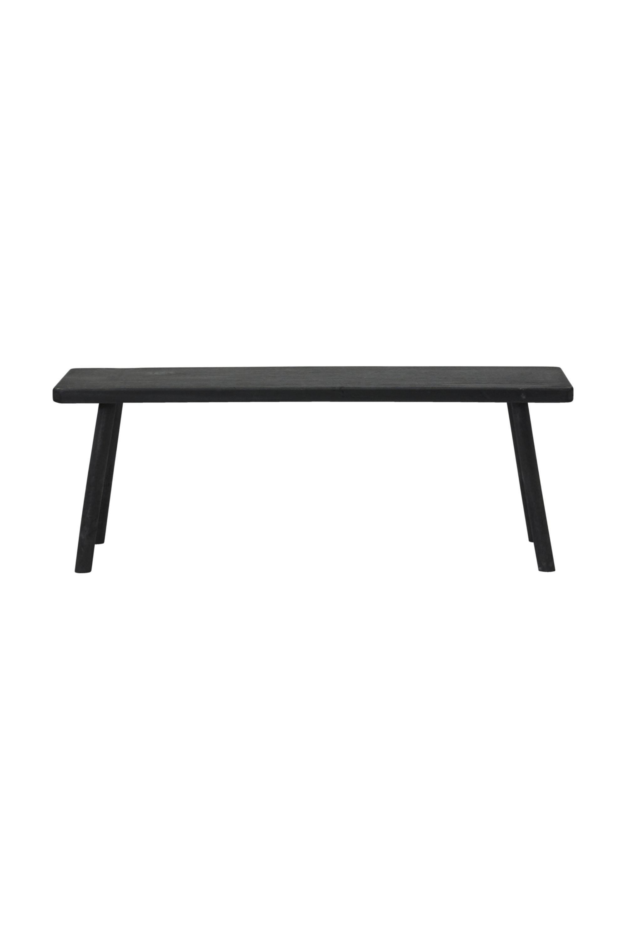 nadi bench black 120cm