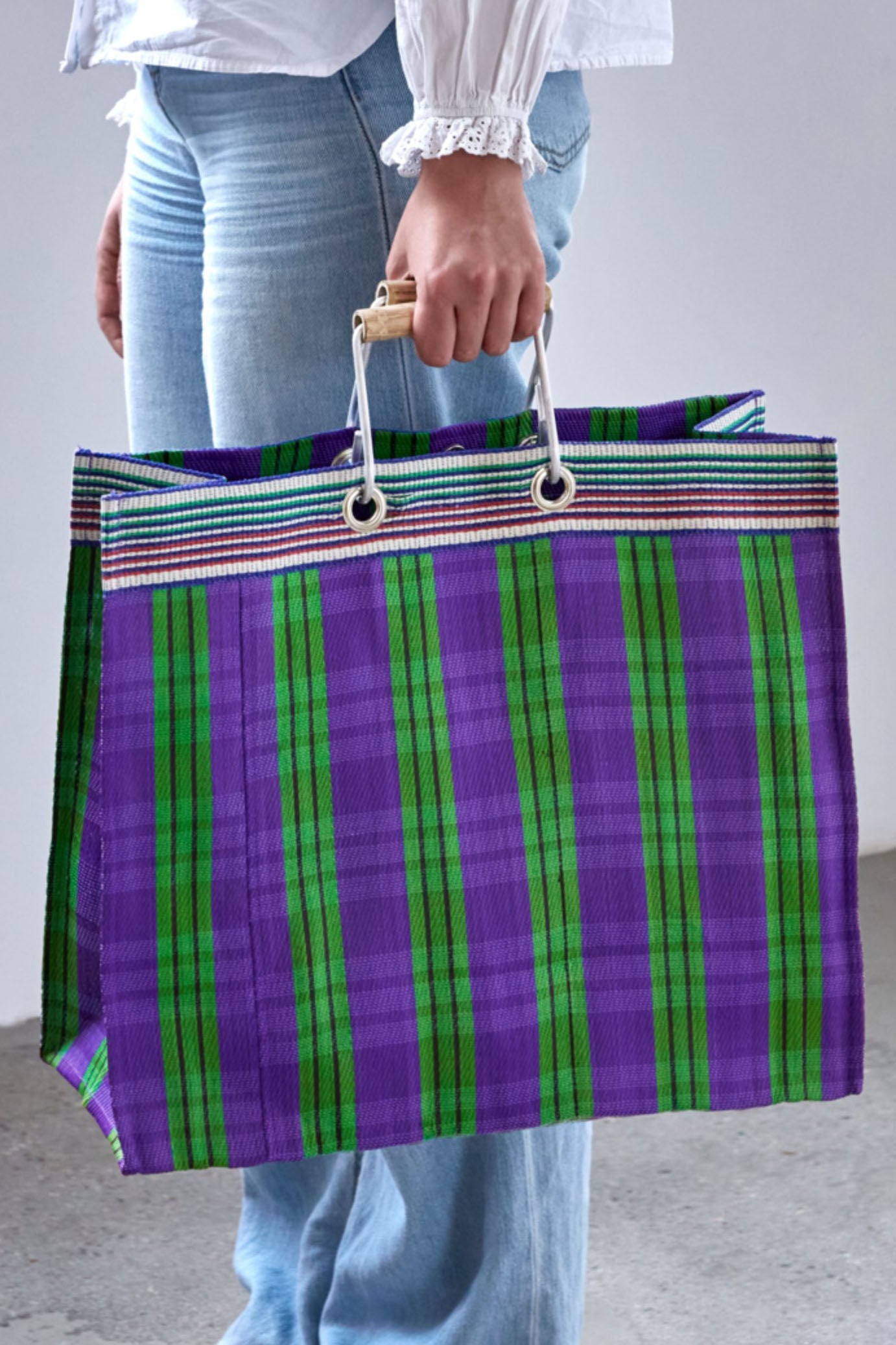 joy tote bag green