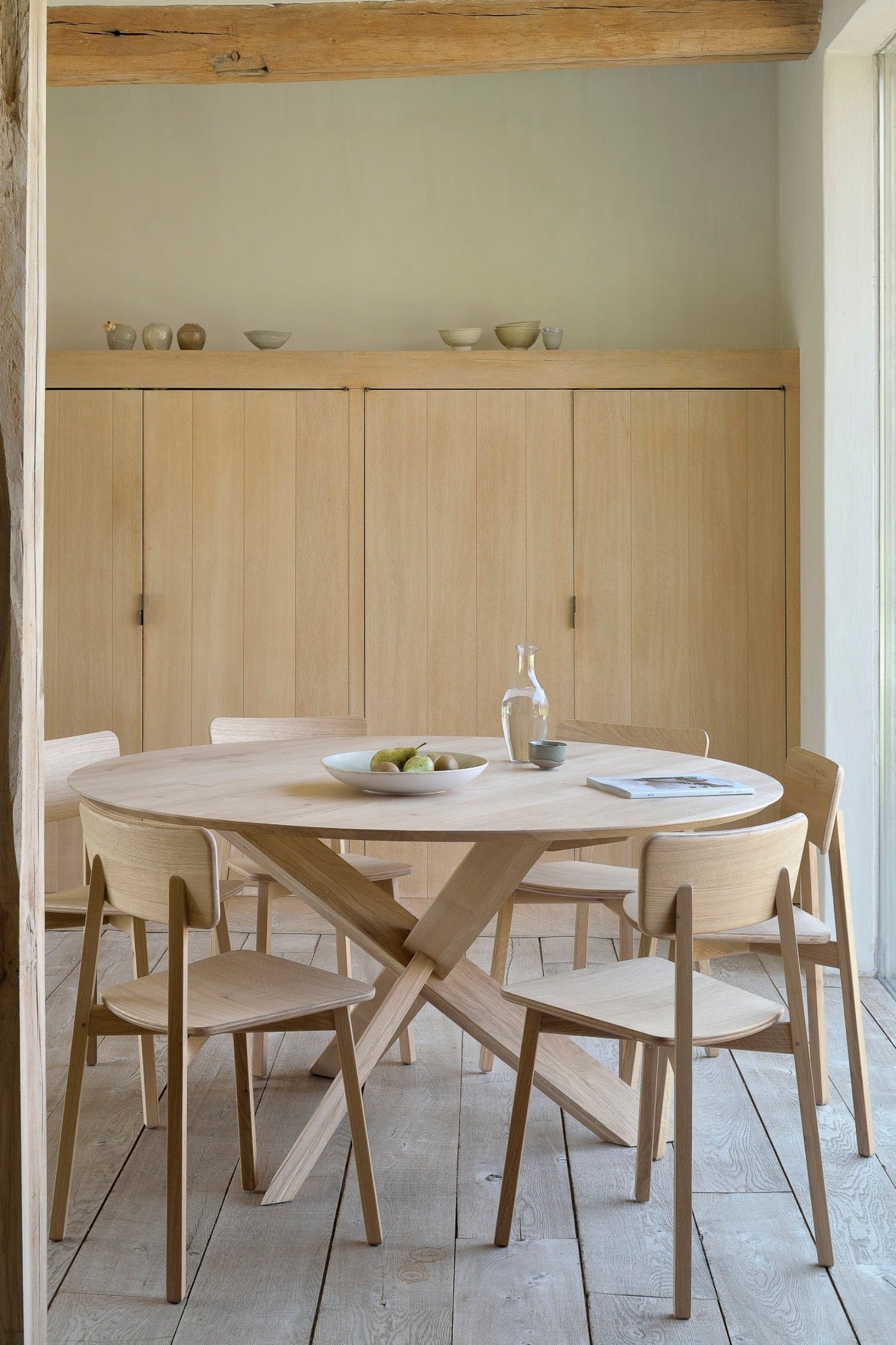 cirque table french oak