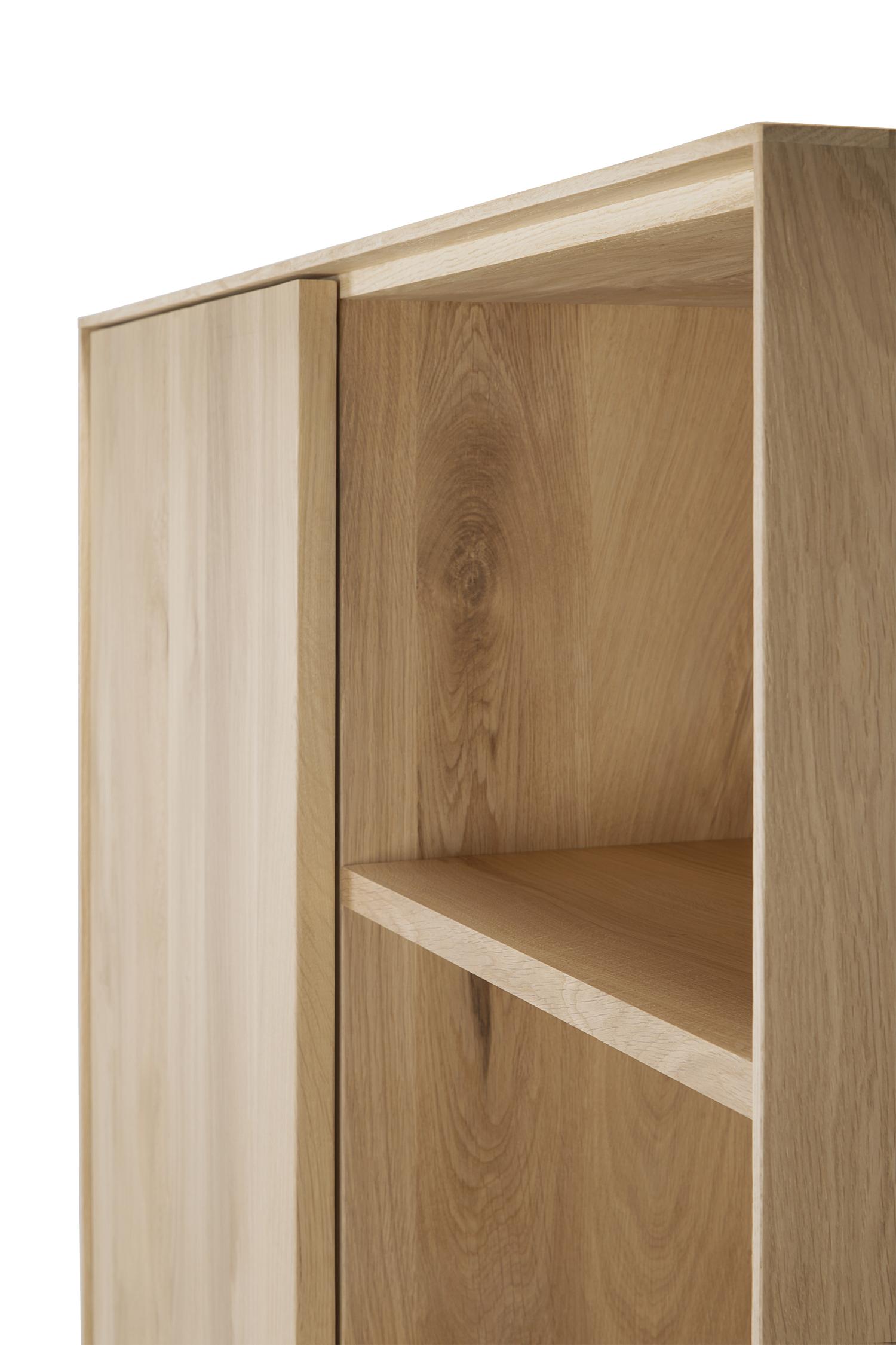 oak storage cupboard