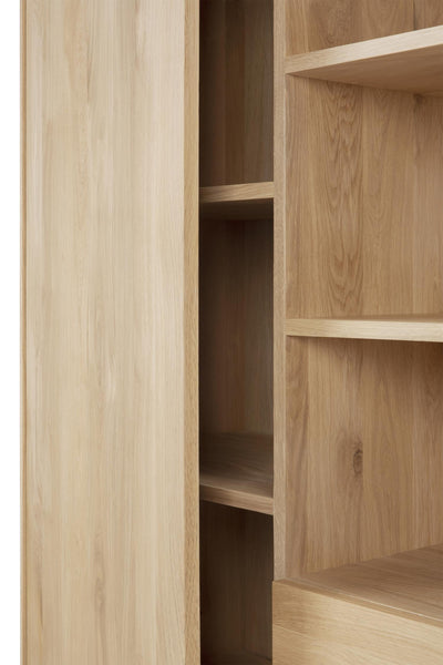 oak storage cupboard